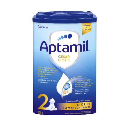 Lapte praf Nutricia Aptamil CESARBIOTIK 2 - 800g