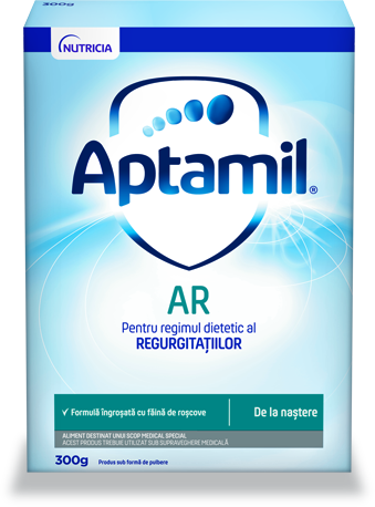 Lapte praf Aptamil AR 300g, de la naștere