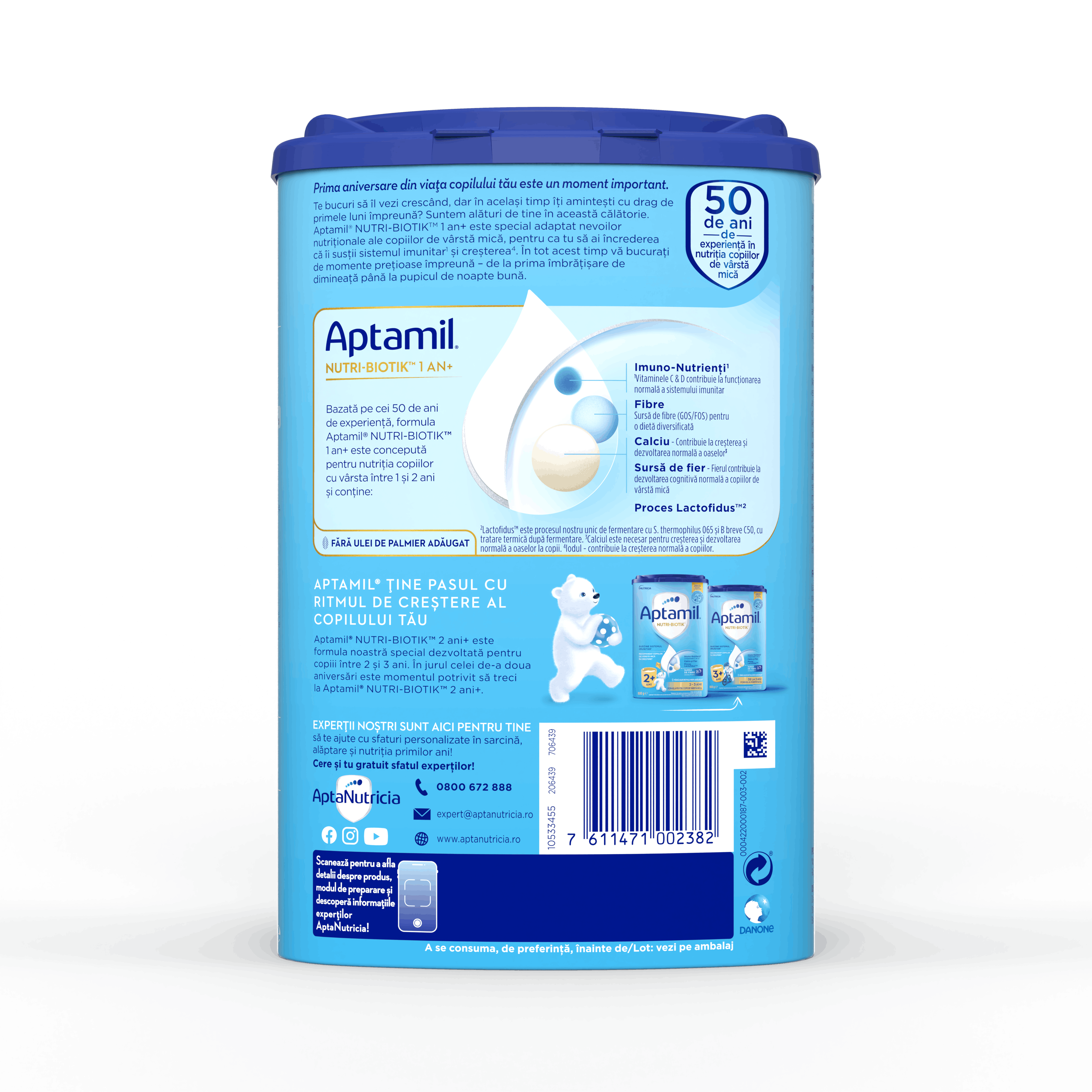 Aptamil<sup>®</sup> NUTRI-BIOTIK<sup>™</sup> 1+