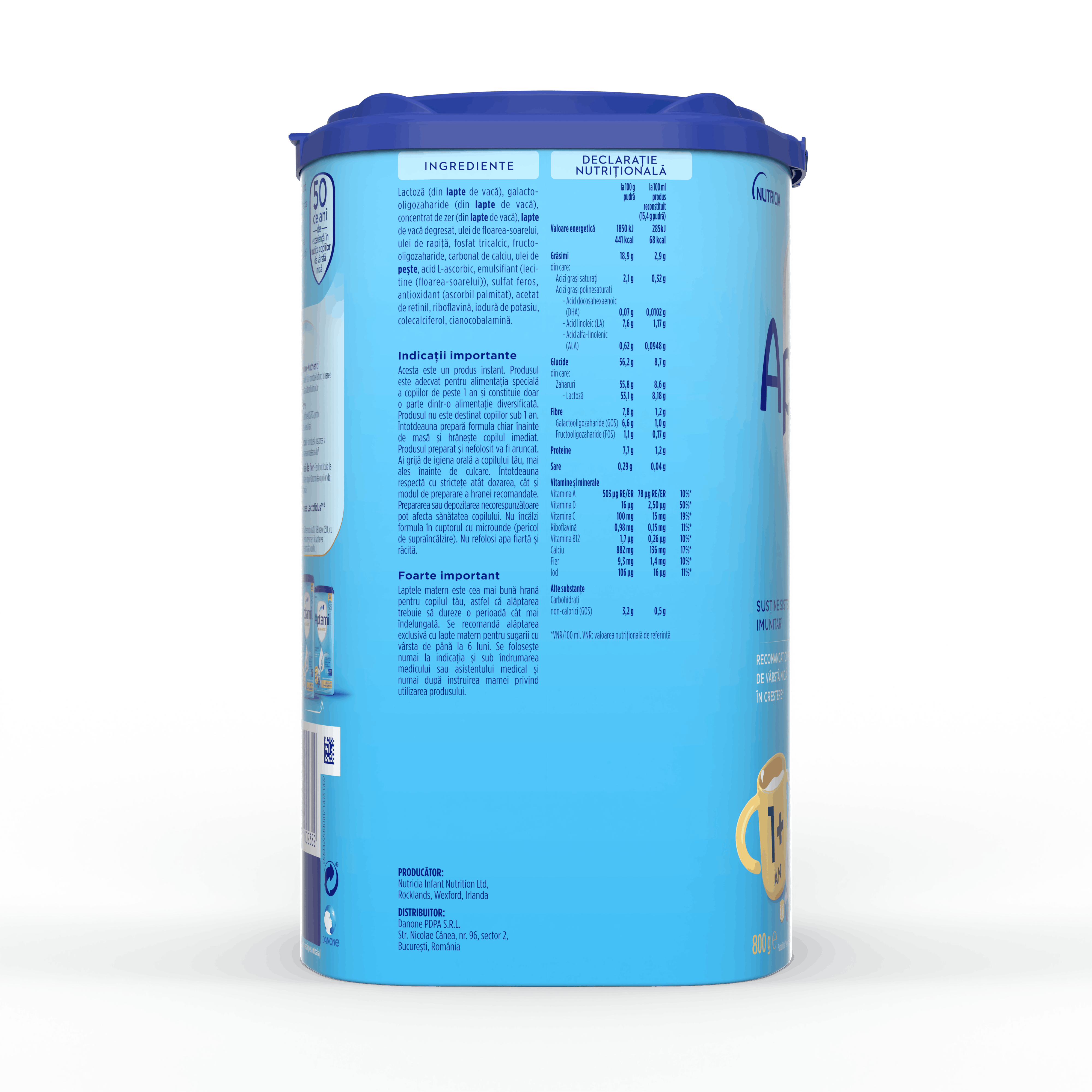 Aptamil<sup>®</sup> NUTRI-BIOTIK<sup>™</sup> 1+