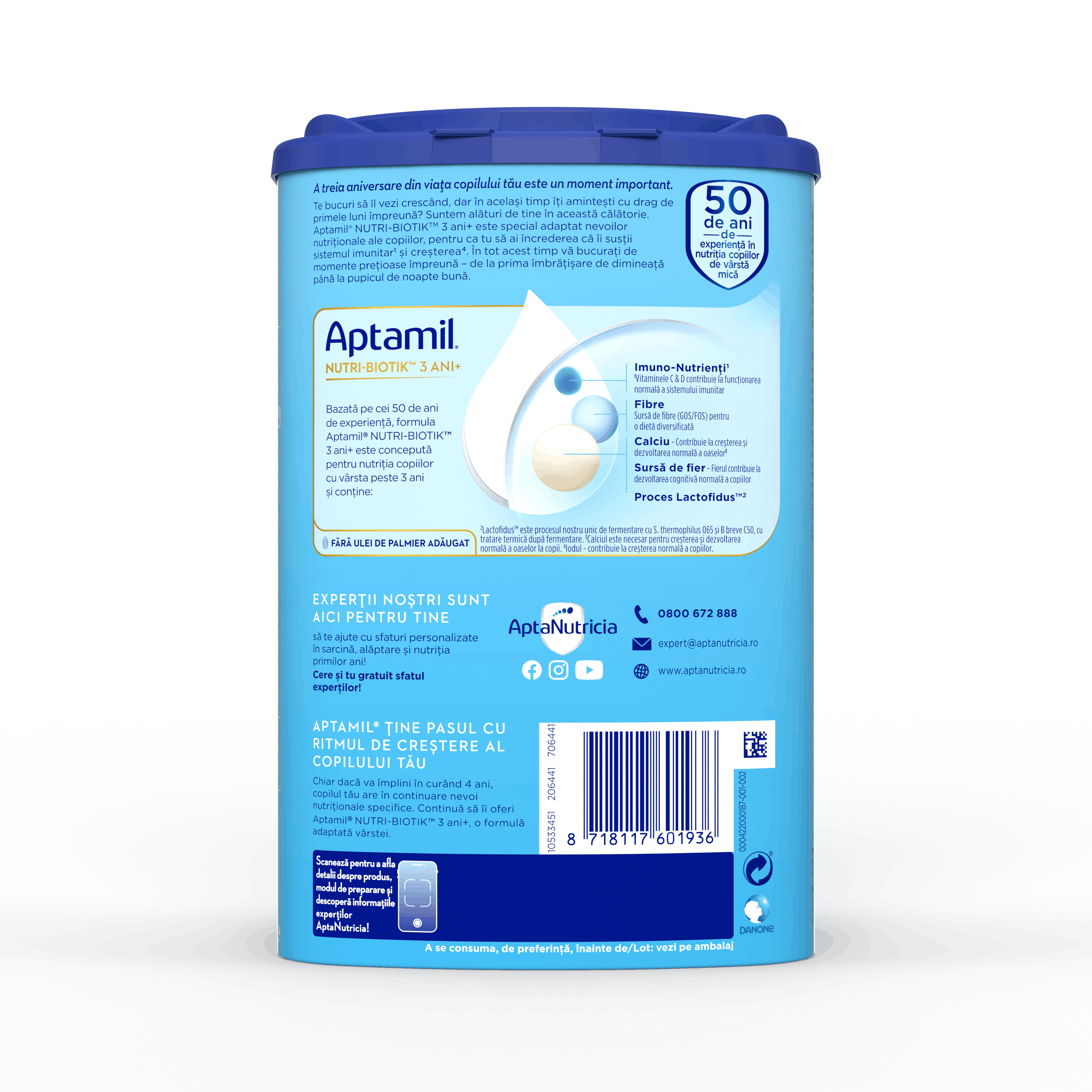Aptamil<sup>®</sup> NUTRI-BIOTIK<sup>™</sup> 3+