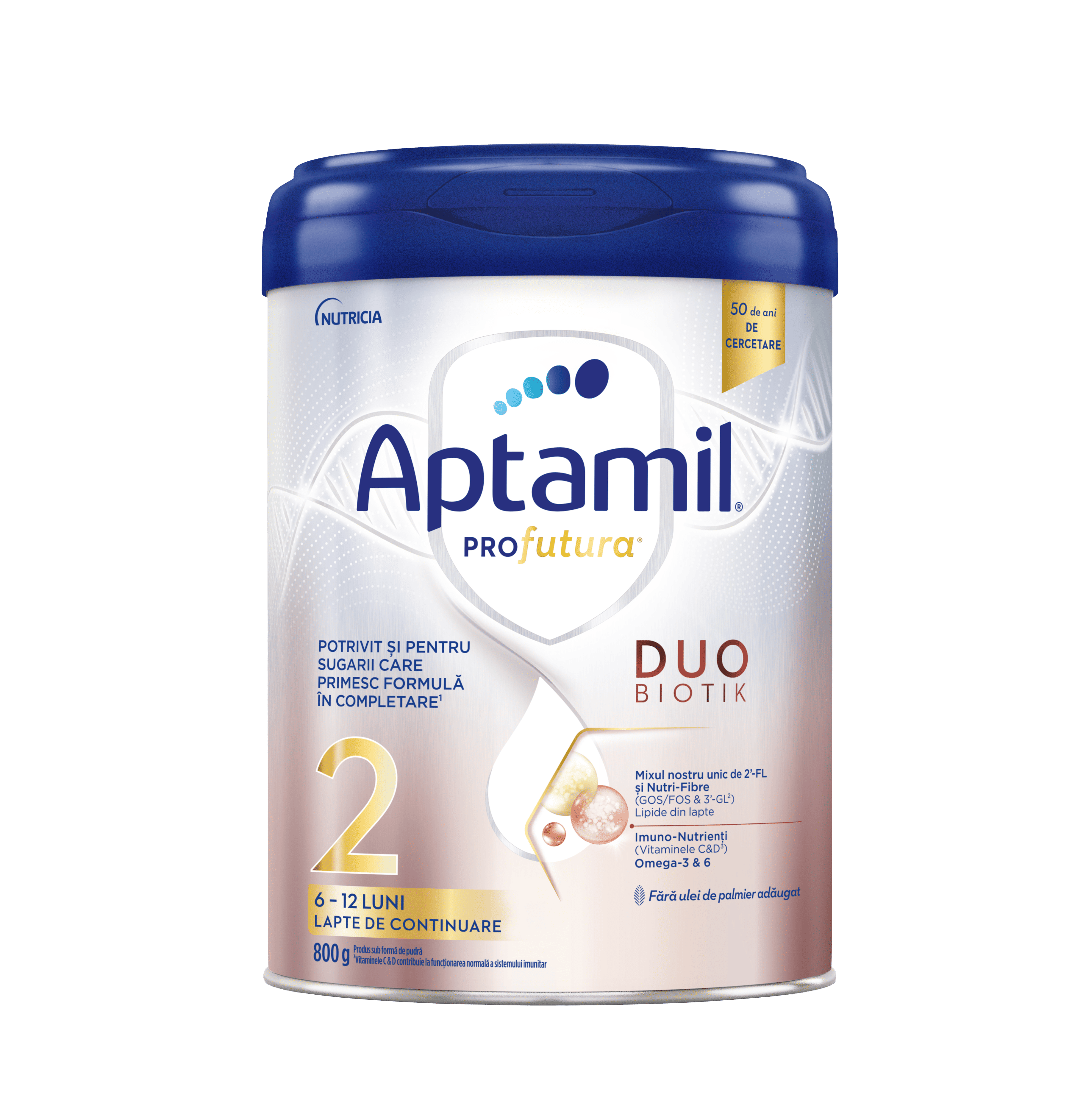 Aptamil PROFUTURA DUOBIOTIK 2, 800g, 6-12 luni